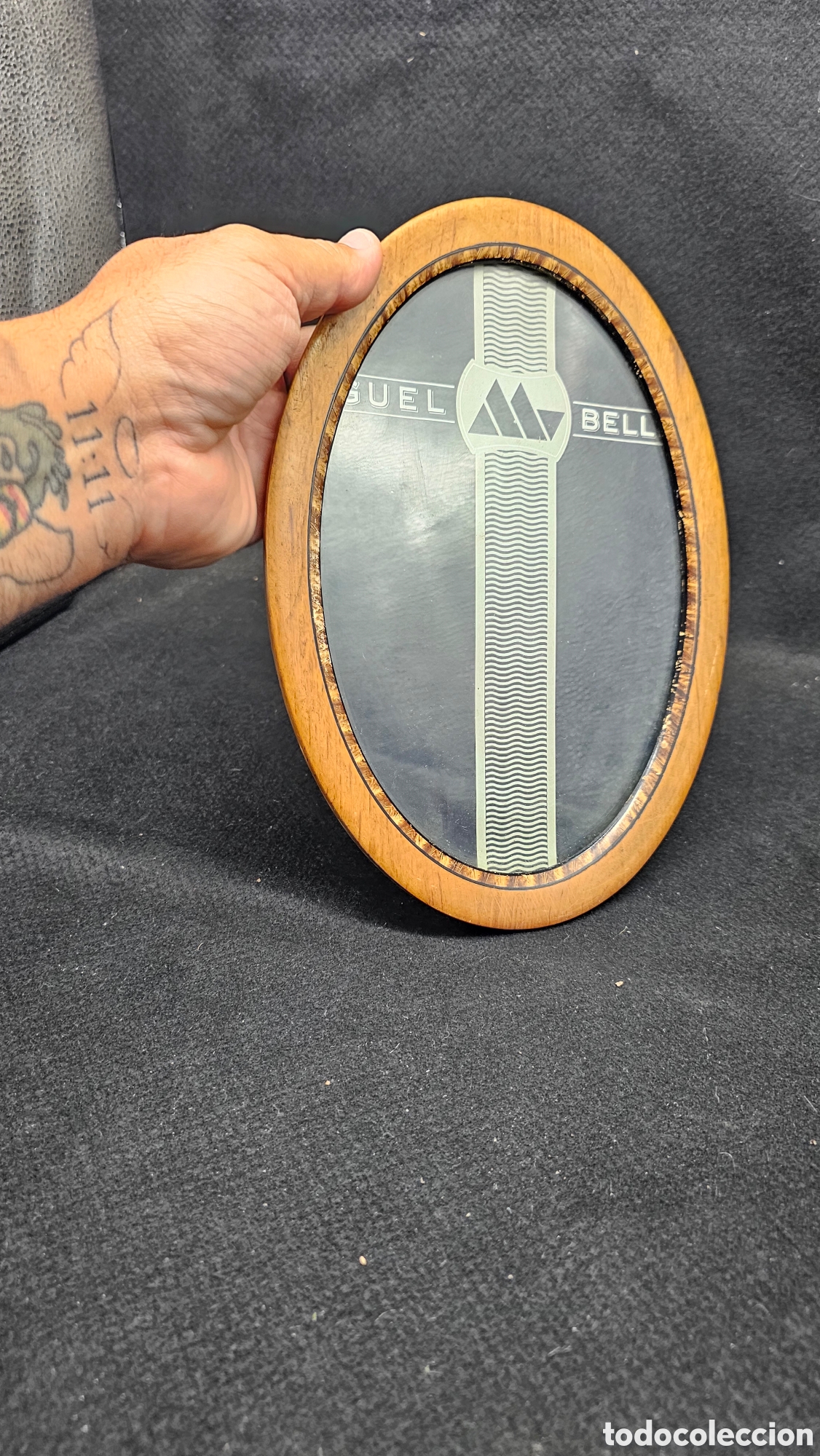 Antig&uuml;edades: Portafotos de madera - Foto 4