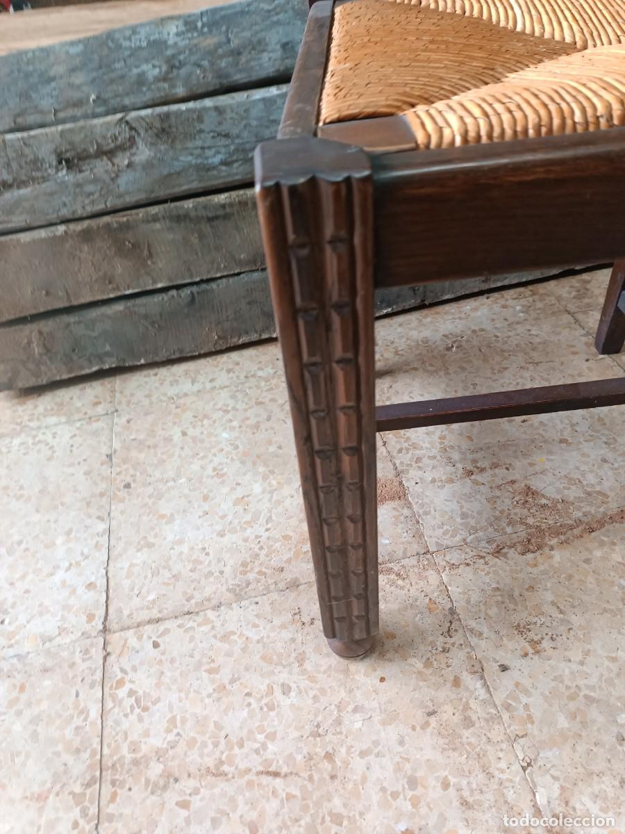 Antig&uuml;edades: Mesa de comedor extensible y 6 sillas - Foto 13