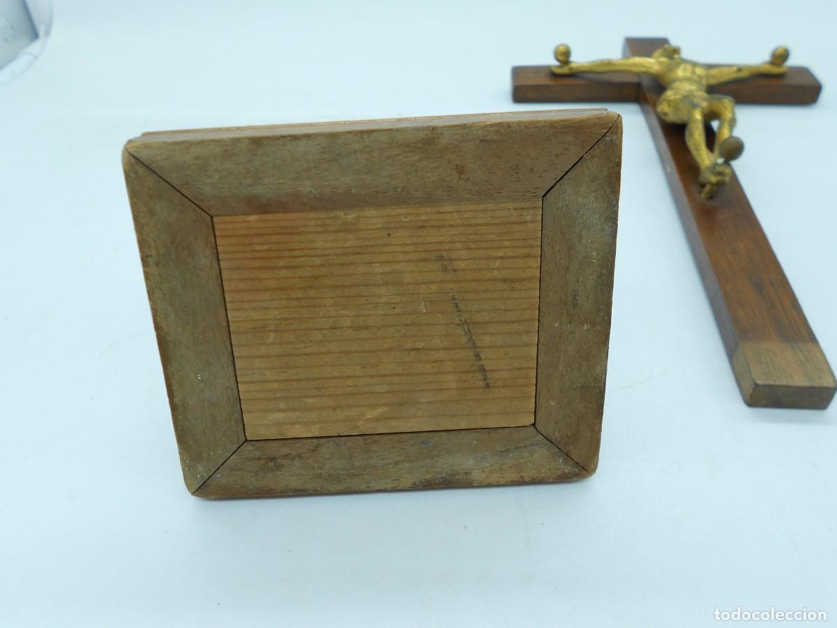 Antig&uuml;edades: cruz de madera desmontable 24 cm - Foto 4