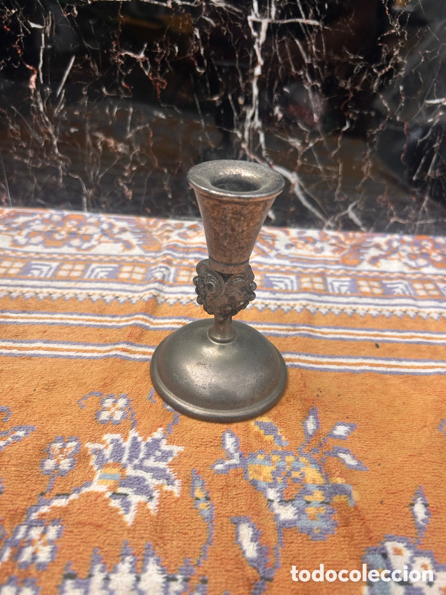 Antig&uuml;edades: mini candelabro vintage de mediados del siglo XX