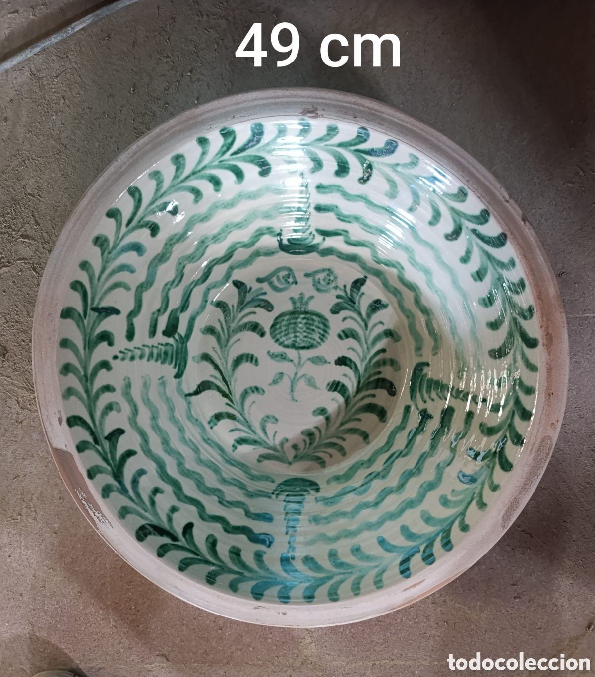 Antig&uuml;edades: Lebrillo fajalauza 49 cm