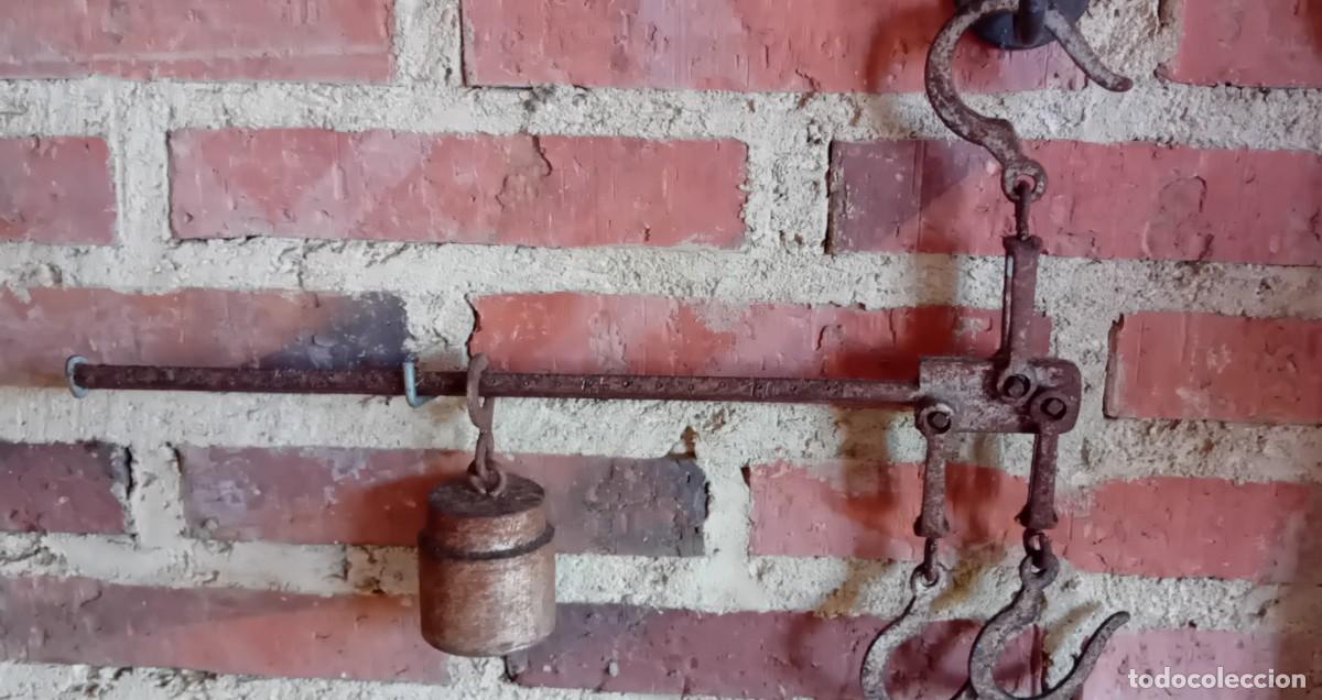 Antig&uuml;edades: Balanza romana de hierro