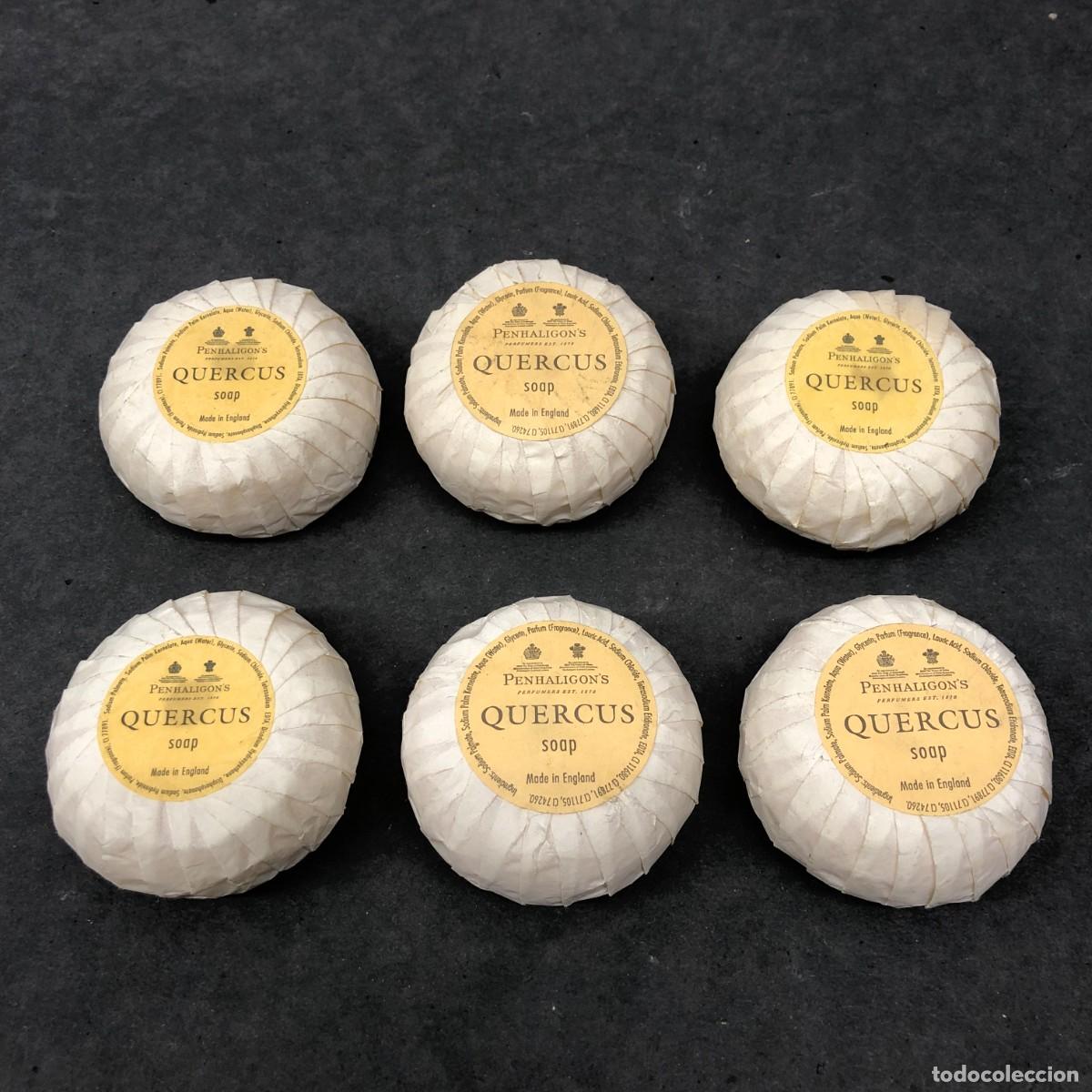 Antig&uuml;edades: COLECCION DE 6 JABONES - QUERCUS - PENHALIGON'S - MADE IN ENGLAND - PASTILLA JABON DE MANOS / 1978