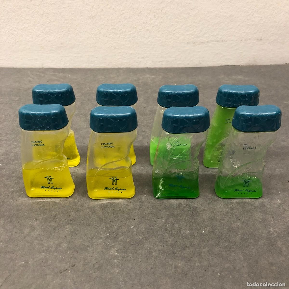 Antig&uuml;edades: LOTE DE 9 BOTELLAS - HOTEL MAJESTIC 5 ESTRELLAS - GEL, CHAMP&Uacute; Y BODY MILK / 1985