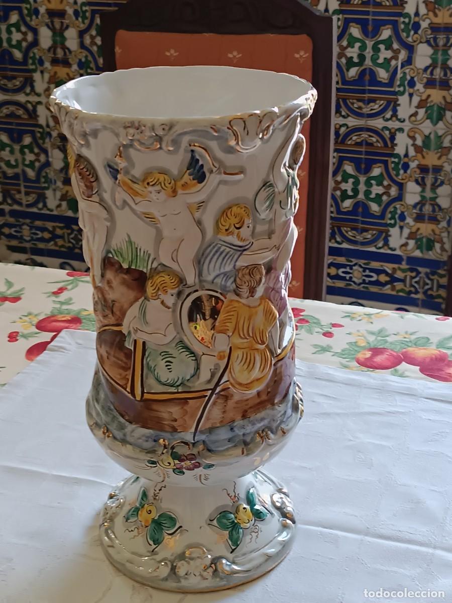 Antiquit&auml;ten: ESPECTACULAR JARRON DE PORCELANA/ PORTUGUES ESTILO CLASICO