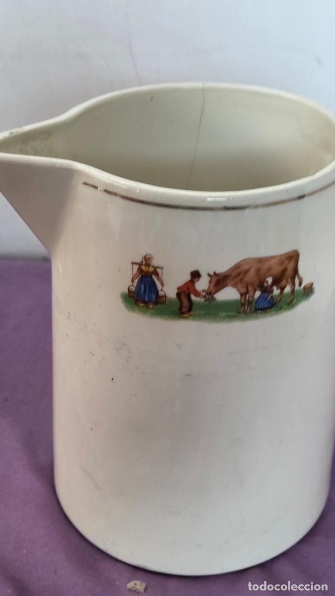 Antig&uuml;edades: jarra de ceramica antigua - Foto 2
