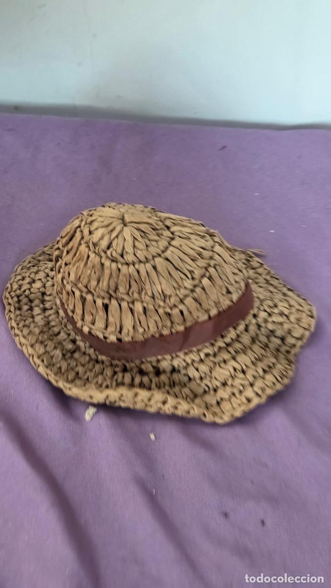 Antig&uuml;edades: gorro para mu&ntilde;ecas vintag3 - Foto 2