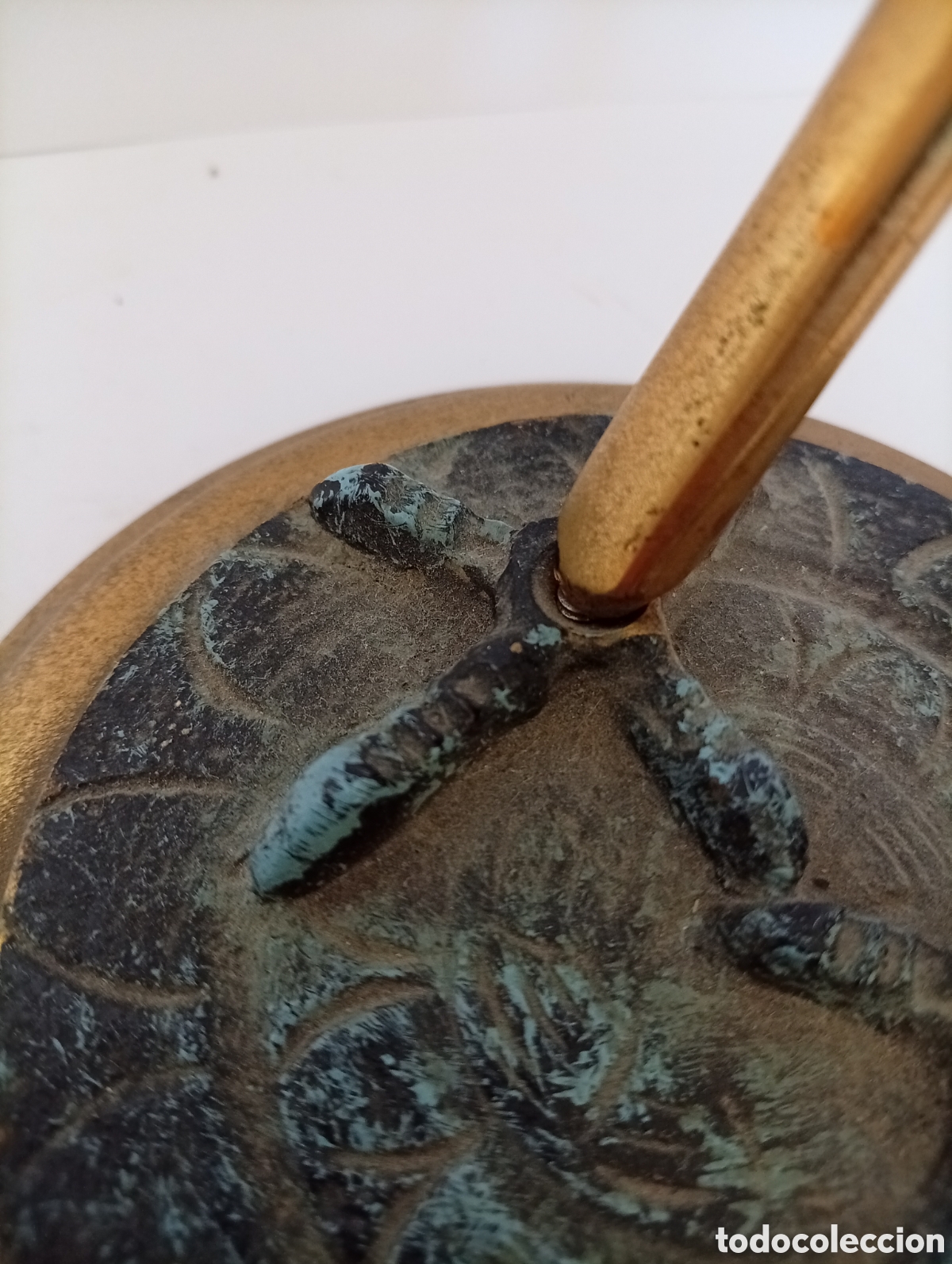 Antig&uuml;edades: Preciosa figura garza en bronce - Foto 6