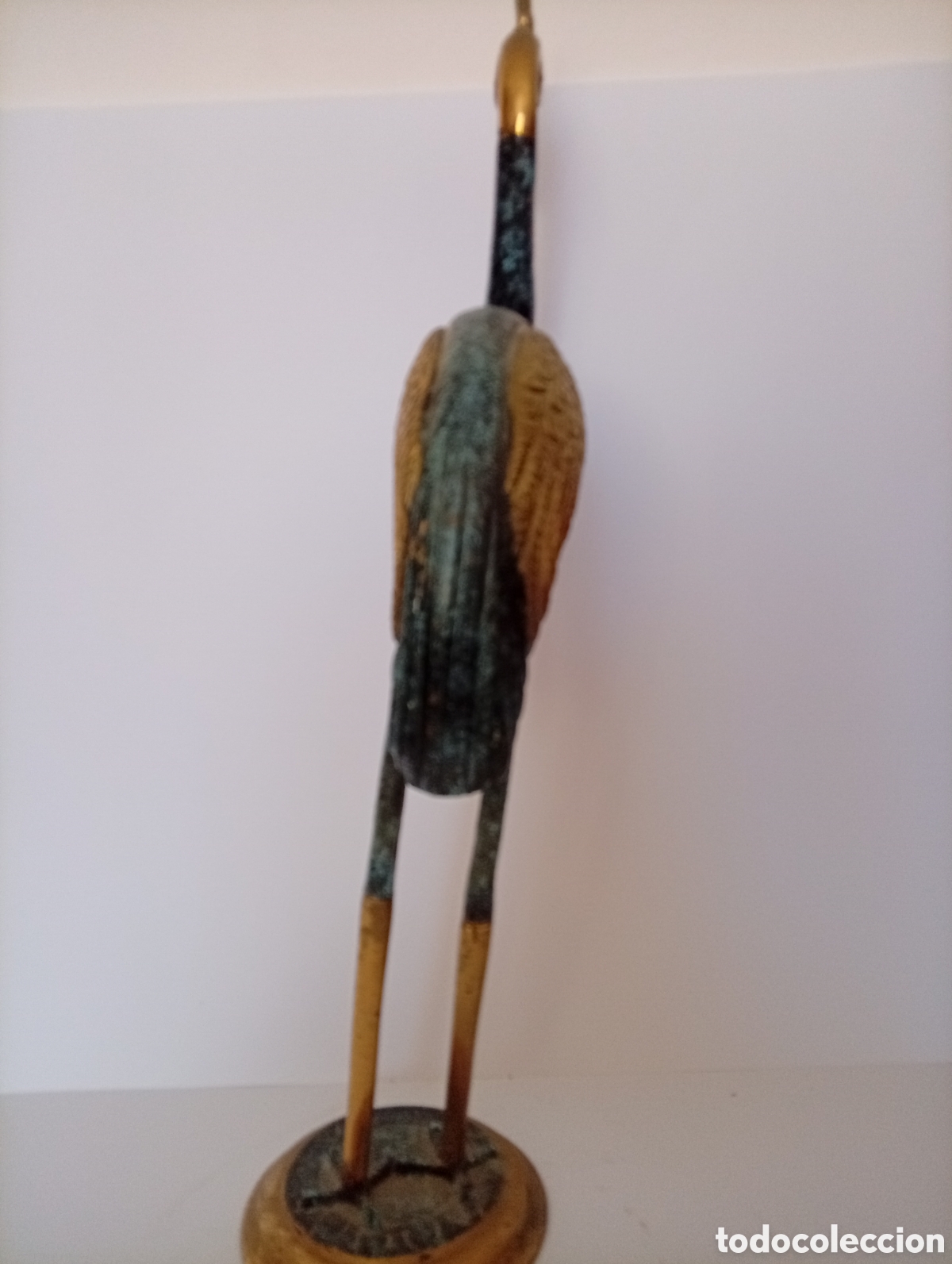 Antig&uuml;edades: Preciosa figura garza en bronce - Foto 11