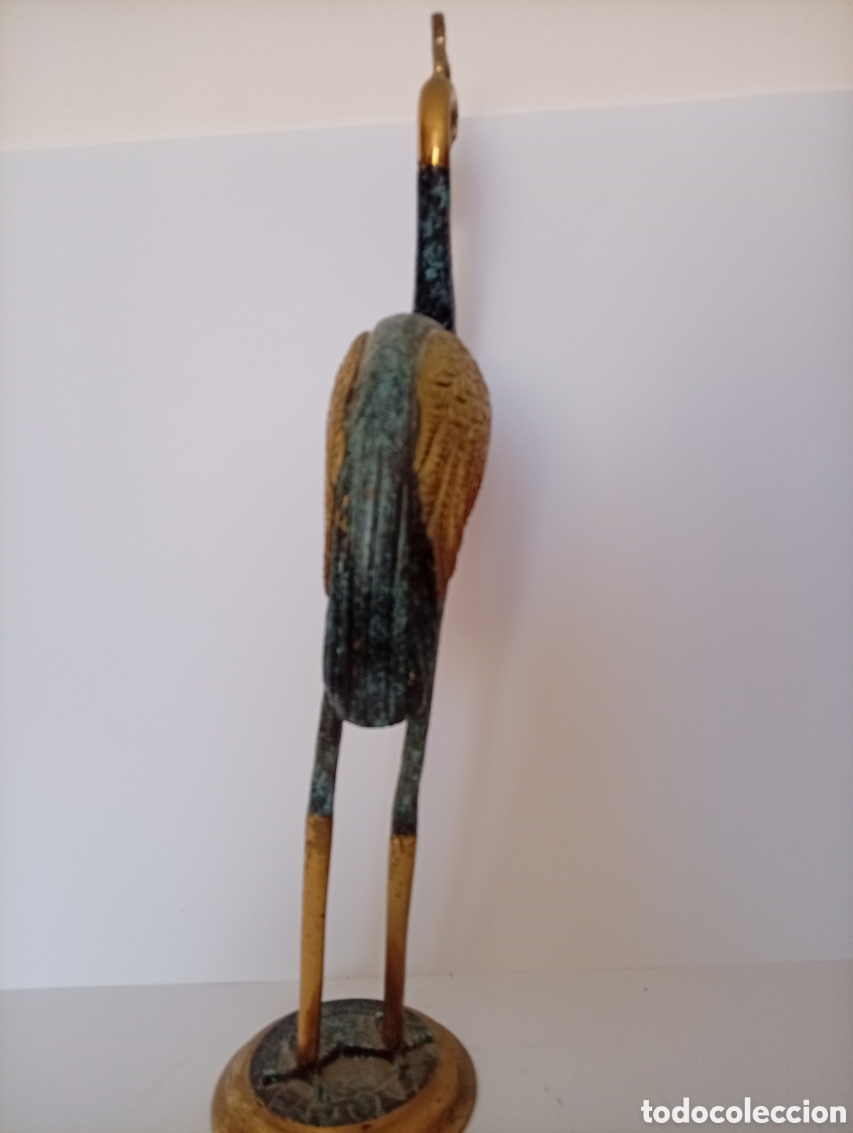 Antig&uuml;edades: Preciosa figura garza en bronce - Foto 12