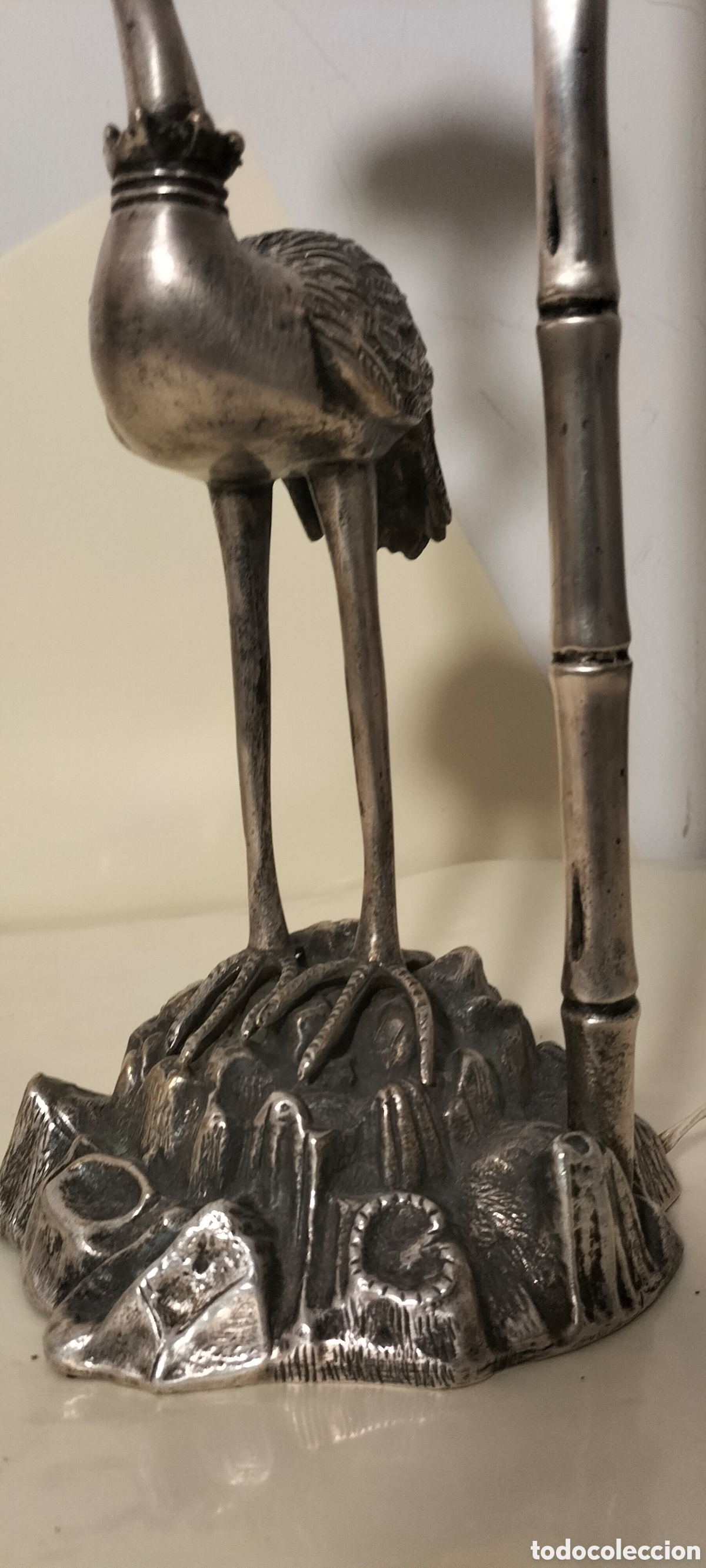 Antig&uuml;edades: Lampara de mesa antigua - Foto 2