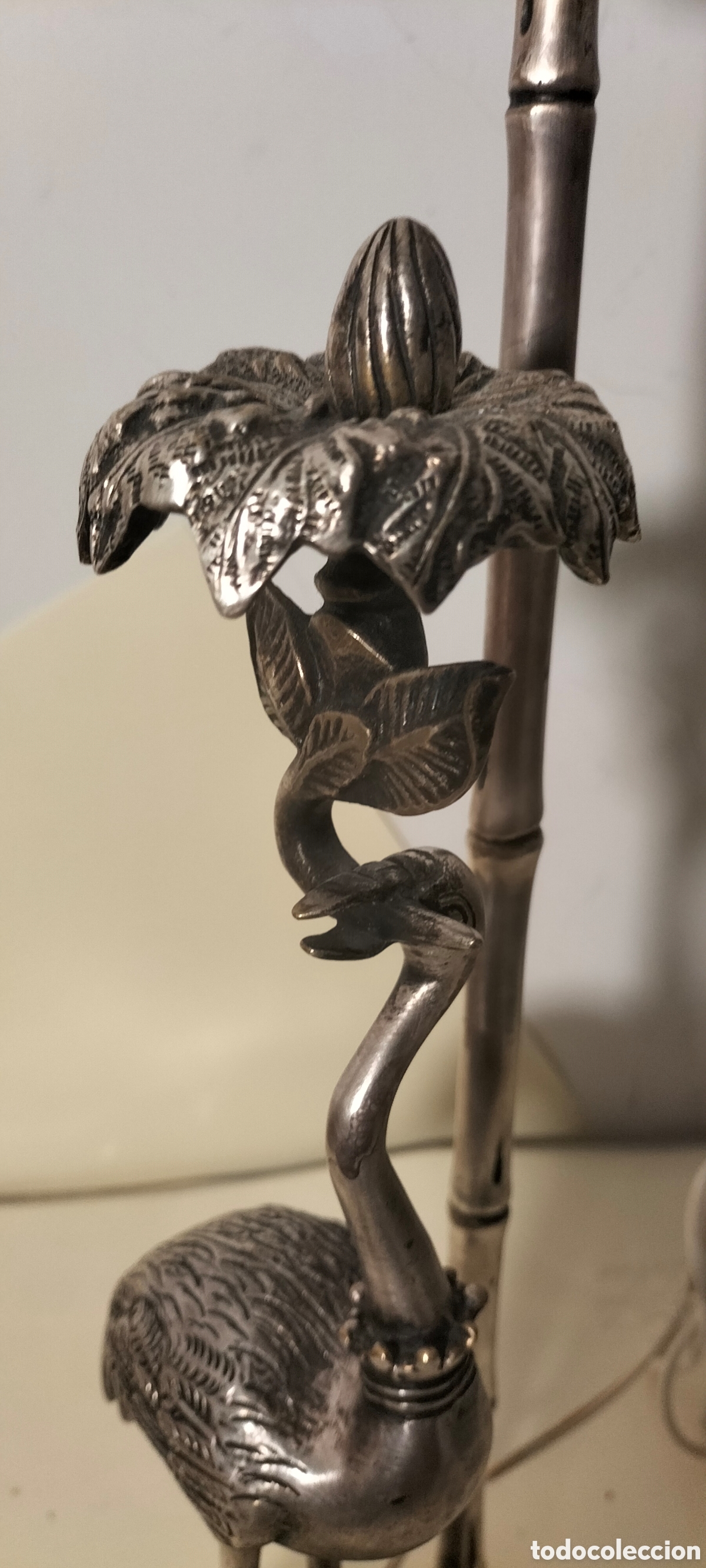 Antig&uuml;edades: Lampara de mesa antigua - Foto 3