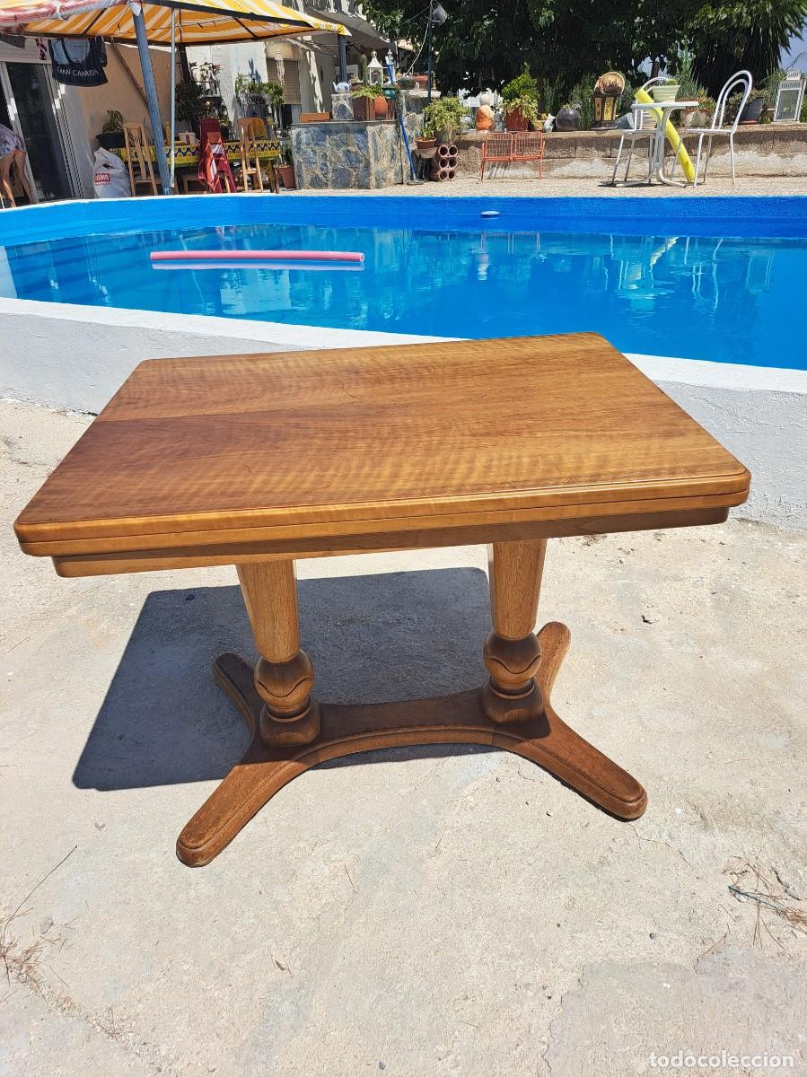 Antig&uuml;edades: Preciosa mesa de roble extensible y elevable. - Foto 2