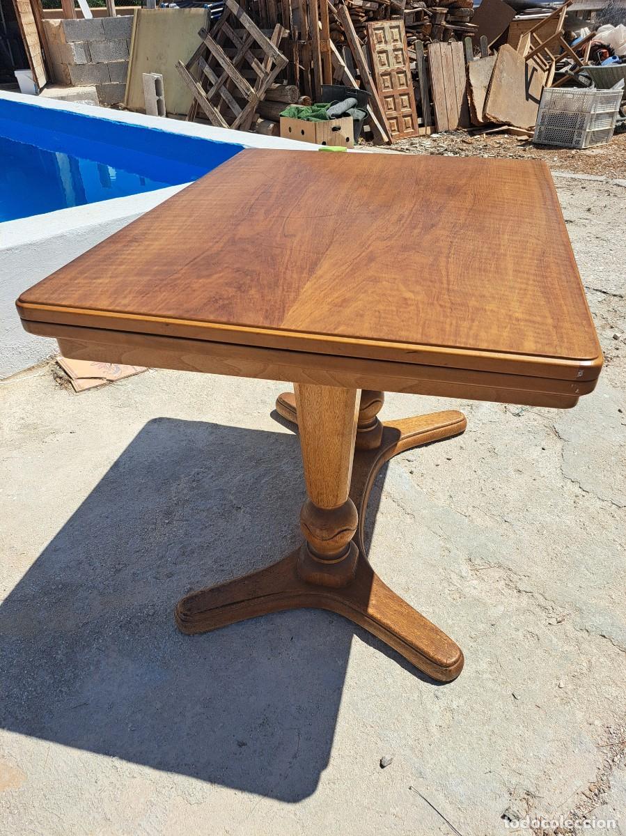 Antig&uuml;edades: Preciosa mesa de roble extensible y elevable. - Foto 5