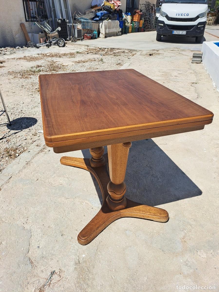 Antig&uuml;edades: Preciosa mesa de roble extensible y elevable. - Foto 6