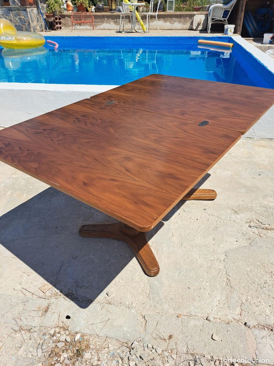 Antig&uuml;edades: Preciosa mesa de roble extensible y elevable. - Foto 12