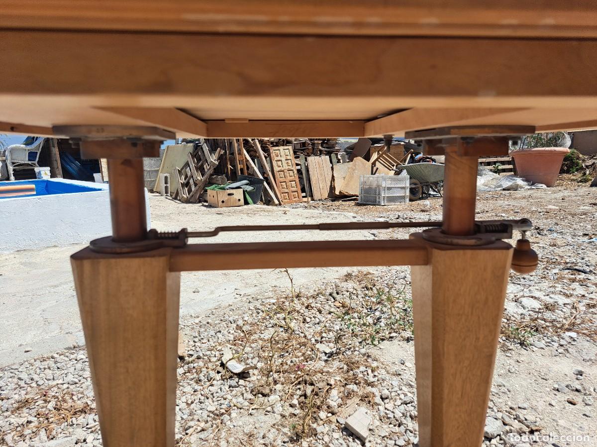 Antig&uuml;edades: Preciosa mesa de roble extensible y elevable. - Foto 14