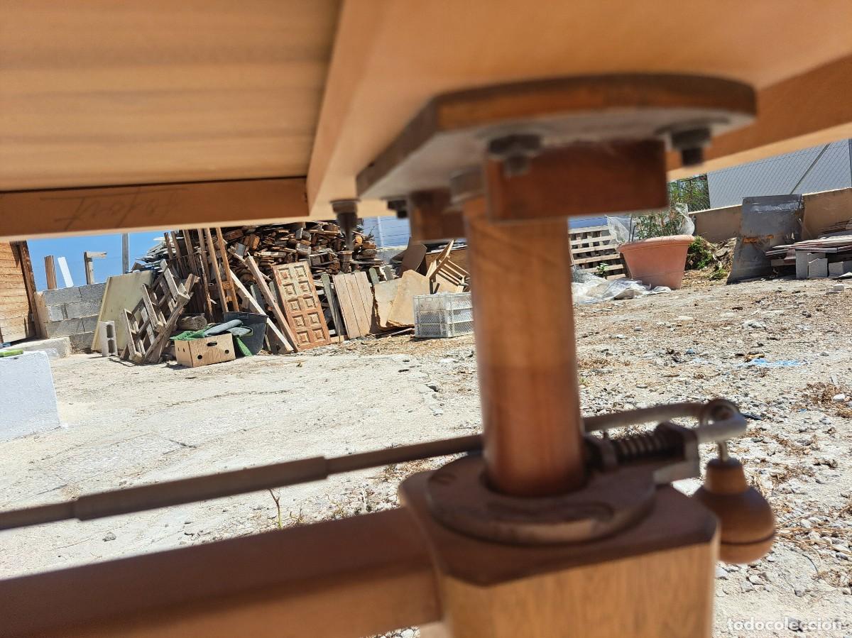 Antig&uuml;edades: Preciosa mesa de roble extensible y elevable. - Foto 15