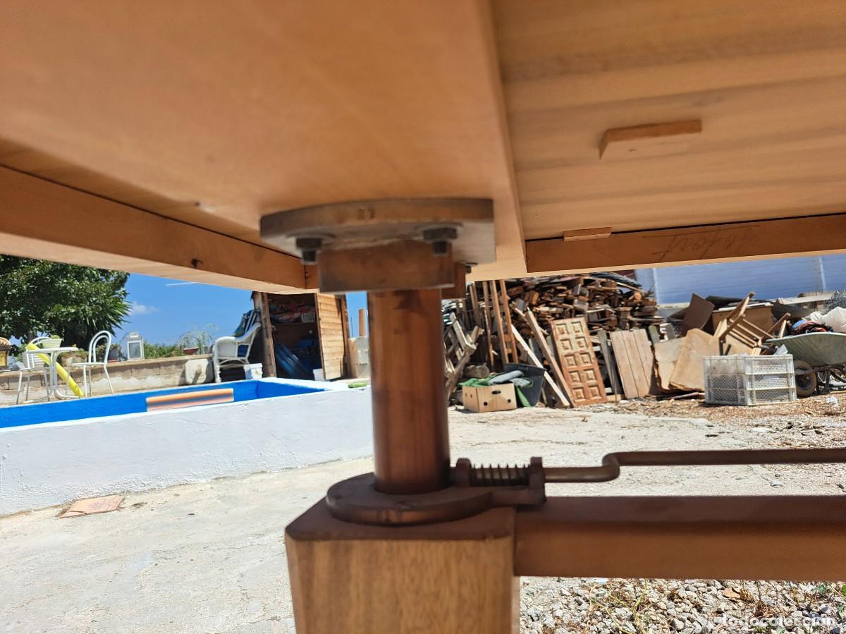 Antig&uuml;edades: Preciosa mesa de roble extensible y elevable. - Foto 16