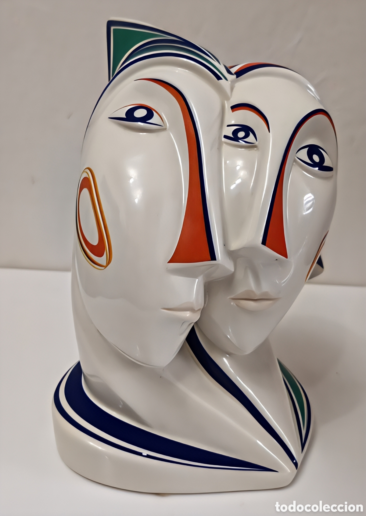 Antig&uuml;edades: Figura Pareja de Enamorados - Porcelanas Galos - Dise&ntilde;o Cubista Art D&eacute;co - &copy; 2007