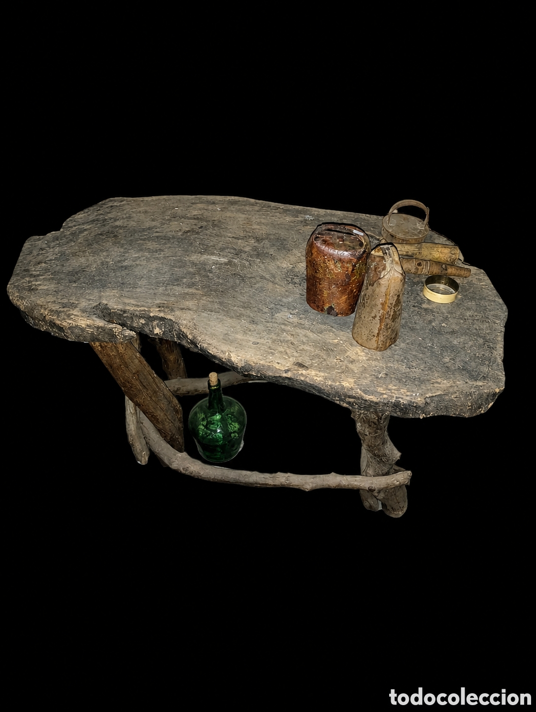Antig&uuml;edades: Mesa de matanza de una pieza. - Foto 11
