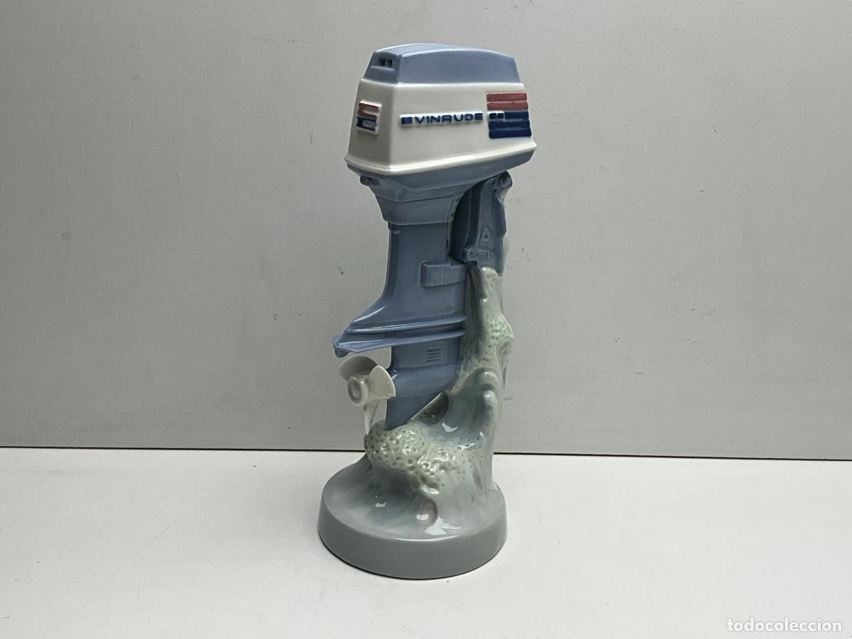 Antig&uuml;edades: LLADR&Oacute; - EVINRUDE BOAT DE LA MARCA LLADR&Oacute;-PERFECTO ESTADO SIN CAJA - PIEZA EXCLUSIVA