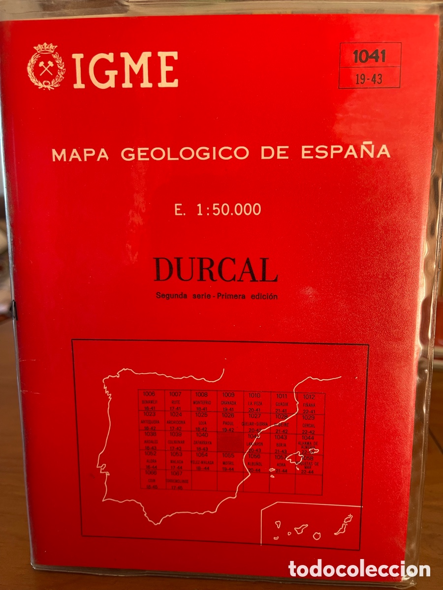 Antig&uuml;edades: MAPA IGME INSTITUTO GEOL&Oacute;GICO MINERO D&Uacute;RCAL