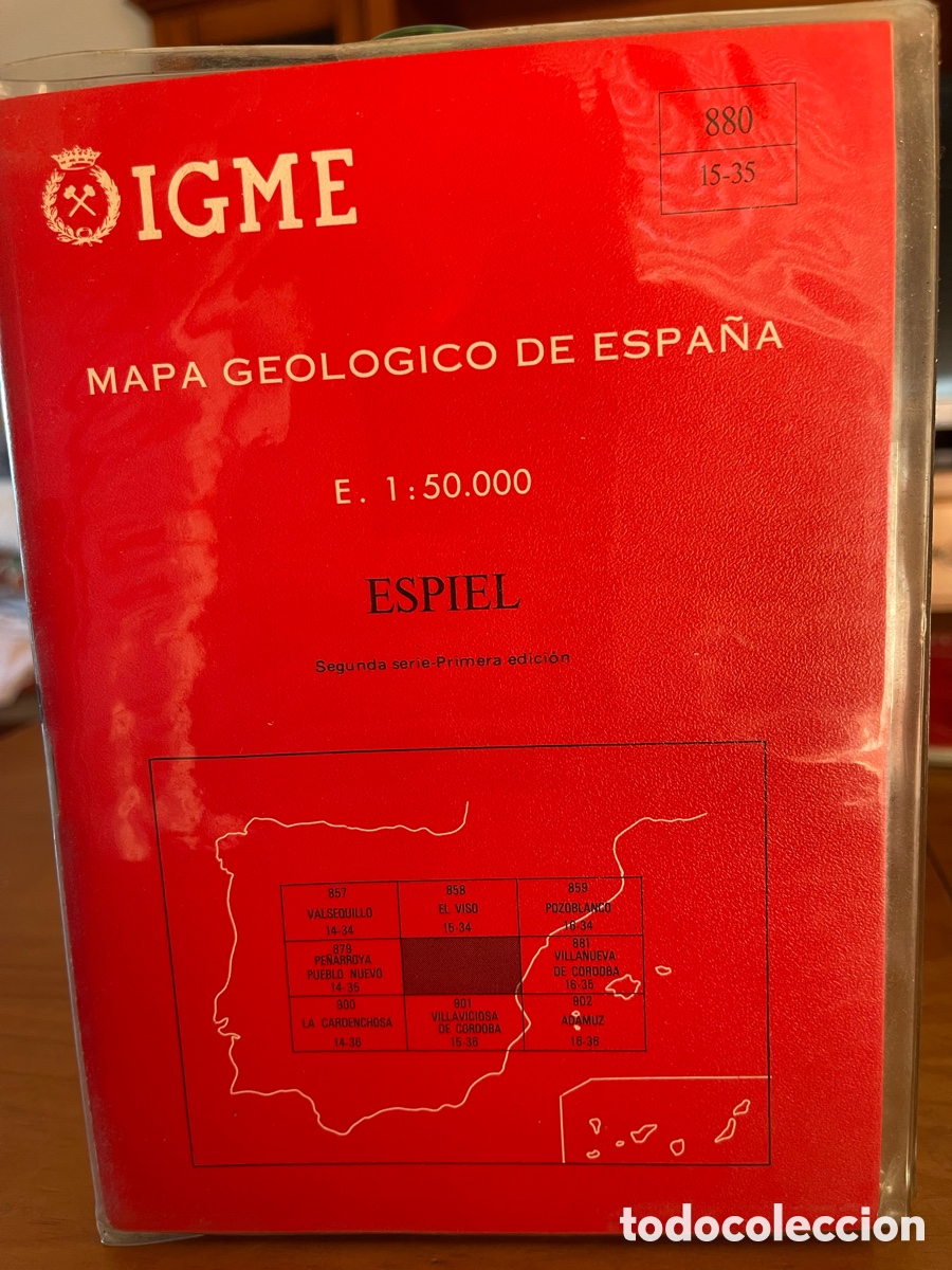 Antig&uuml;edades: MAPA IGME INSTITUTO GEOL&Oacute;GICO MINERO ESPIEL