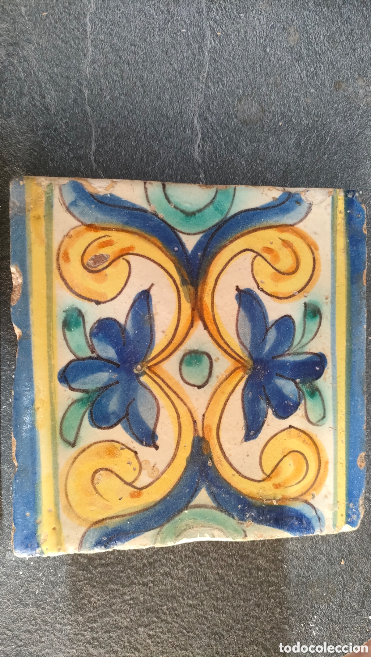 Antig&uuml;edades: 2 Azulejos siglo XVIII - Foto 2