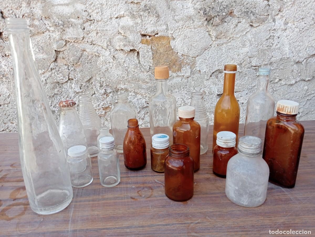 Antig&uuml;edades: ANTIGUAS BOTELLAS FARMACIA JARABE , BOTICAS , MEDICAMENTOS