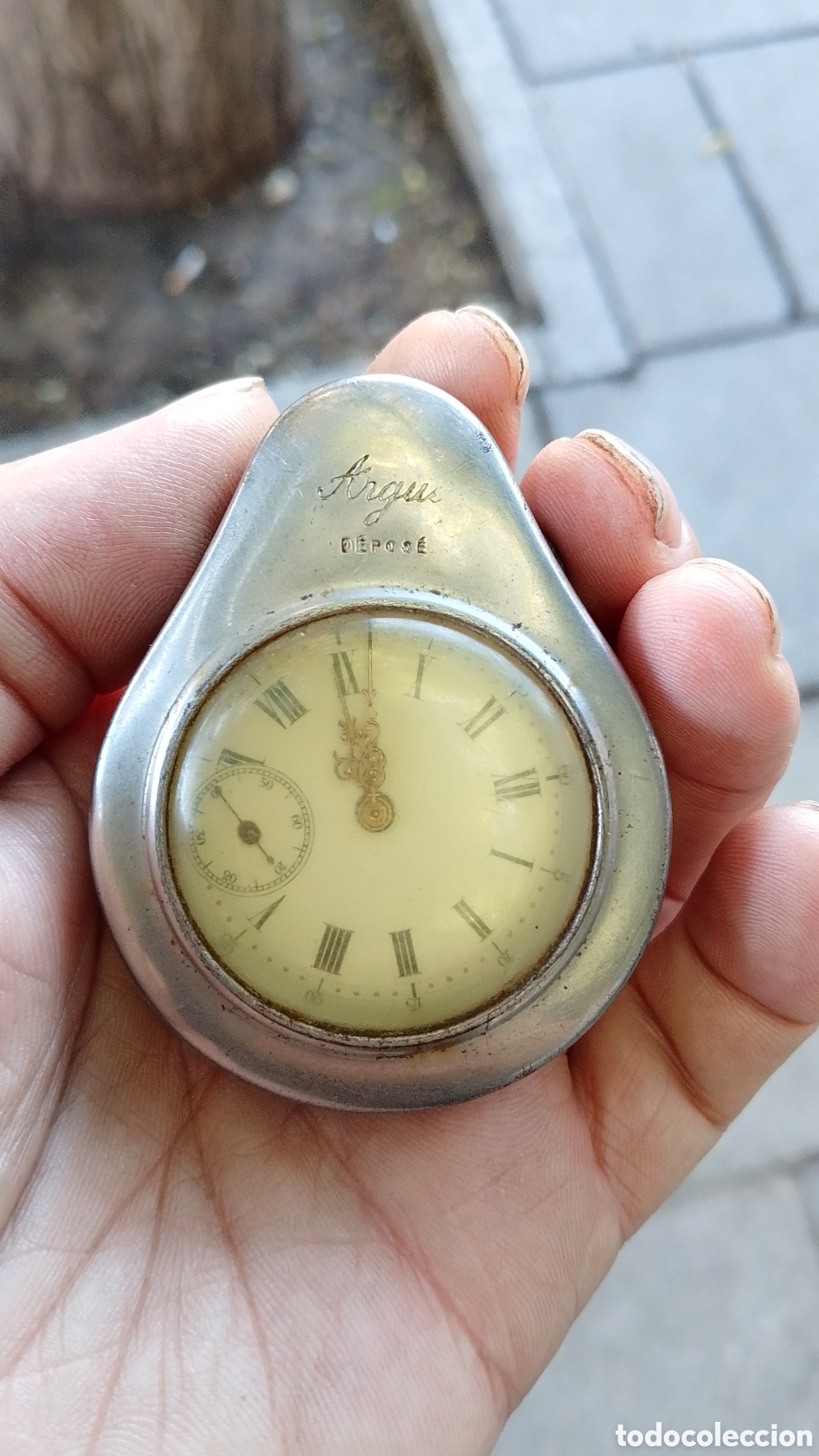 Antig&uuml;edades: Antiguo reloj argus depose siglo xix