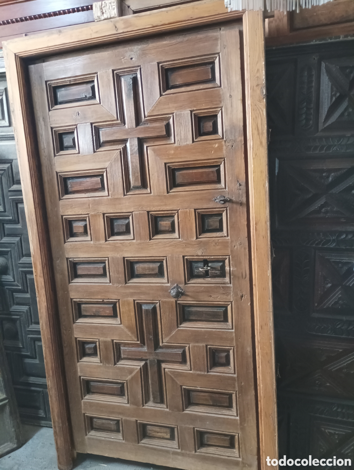 Antig&uuml;edades: PUERTA ANTIGUA DE MADERA - Foto 2