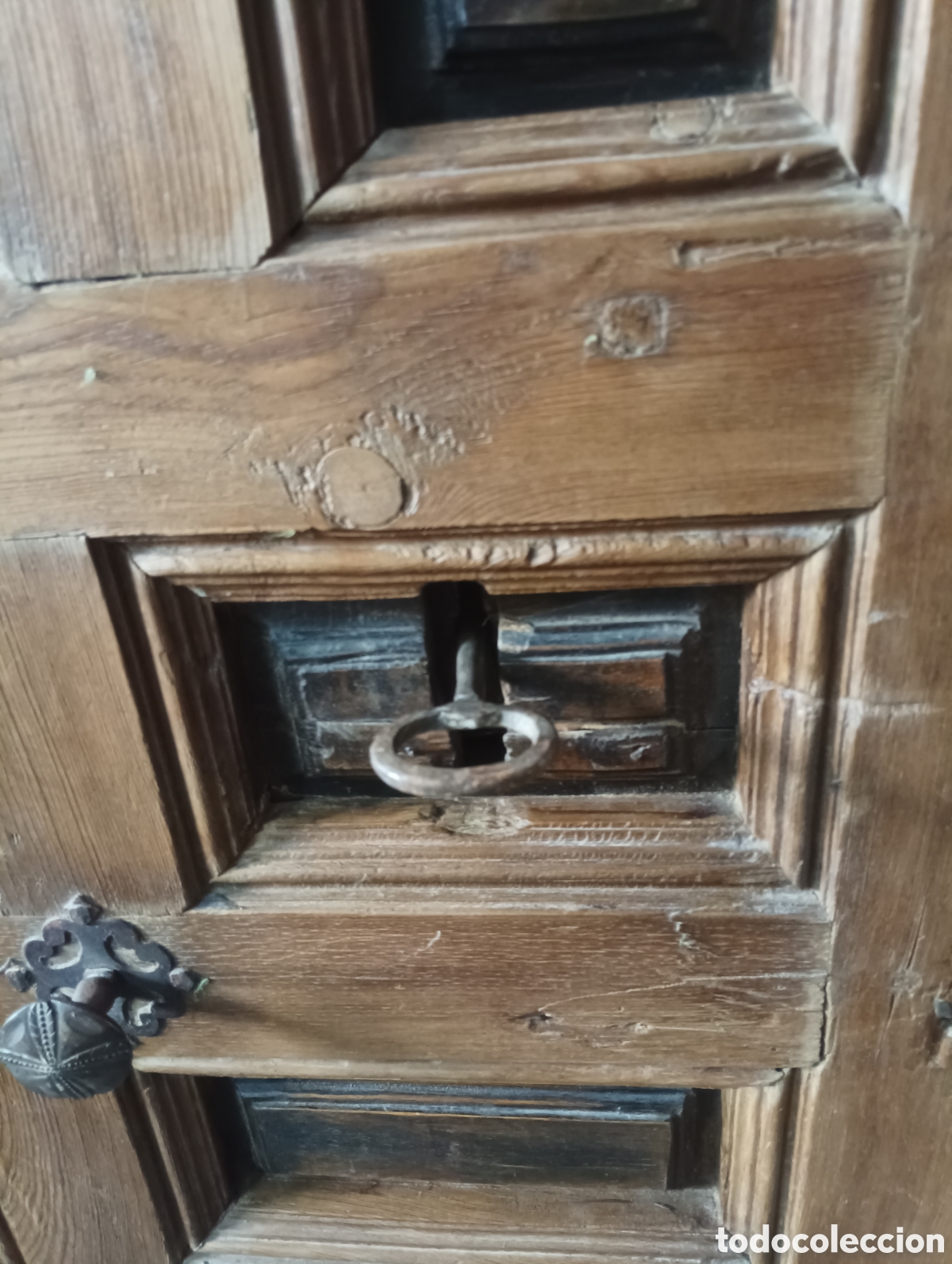 Antig&uuml;edades: PUERTA ANTIGUA DE MADERA - Foto 4