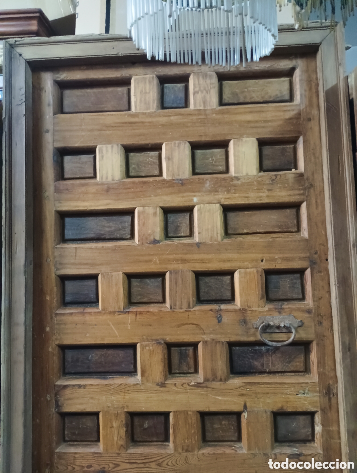 Antig&uuml;edades: PUERTA ANTIGUA DE MADERA - Foto 2