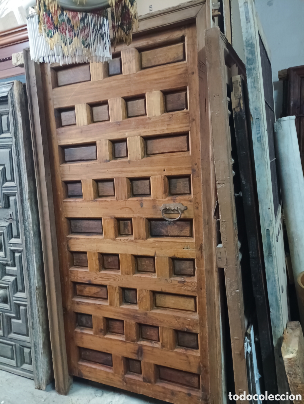 Antig&uuml;edades: PUERTA ANTIGUA DE MADERA - Foto 3