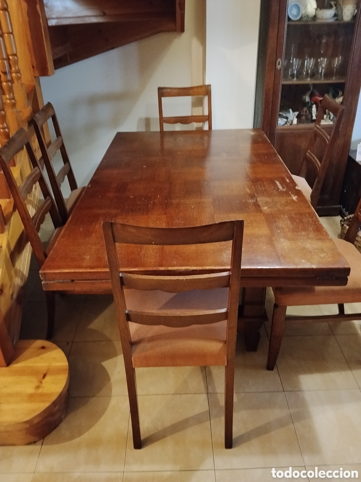 Antig&uuml;edades: COMEDOR ROBLE AMERICANO MACIZO