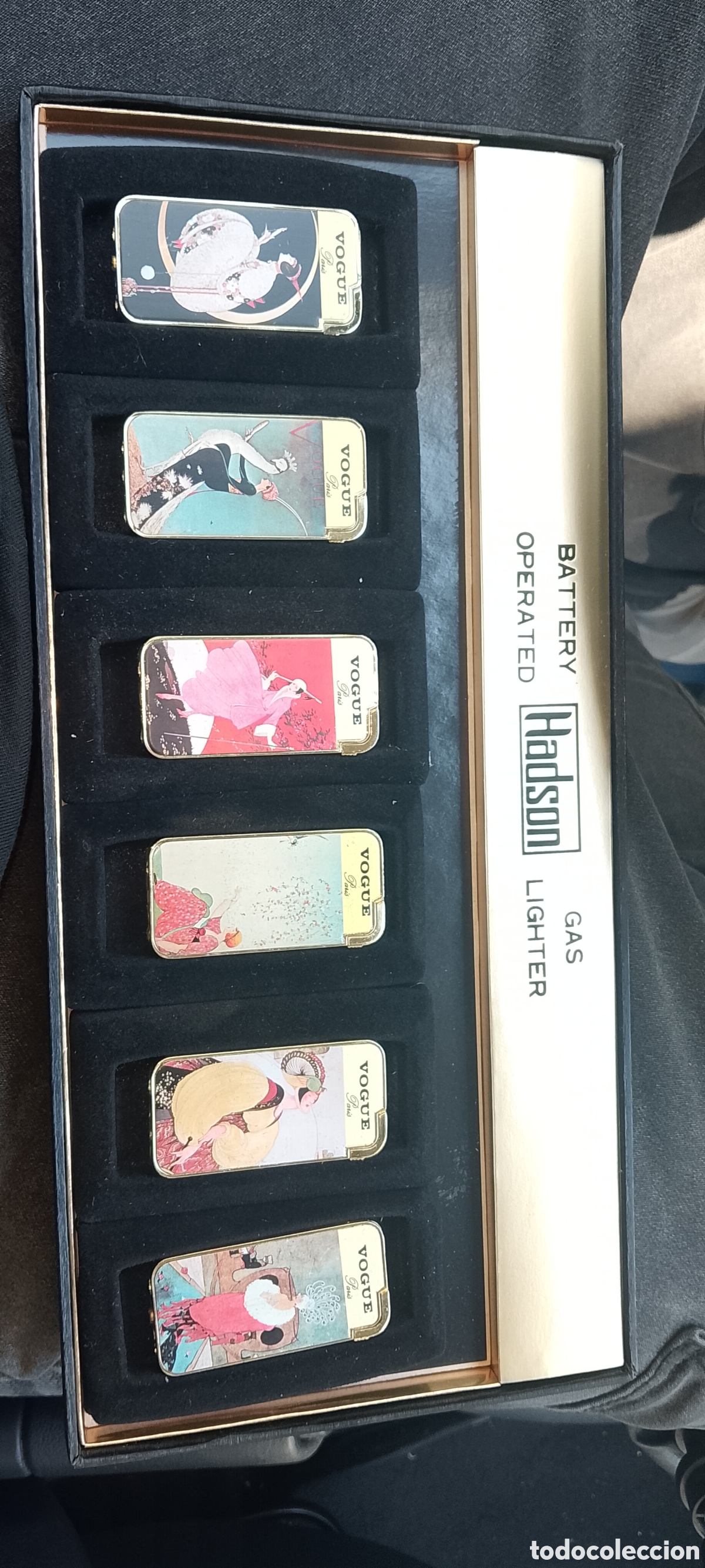 Antig&uuml;edades: mecheros hadson edici&oacute;n limitada Vogue Paris