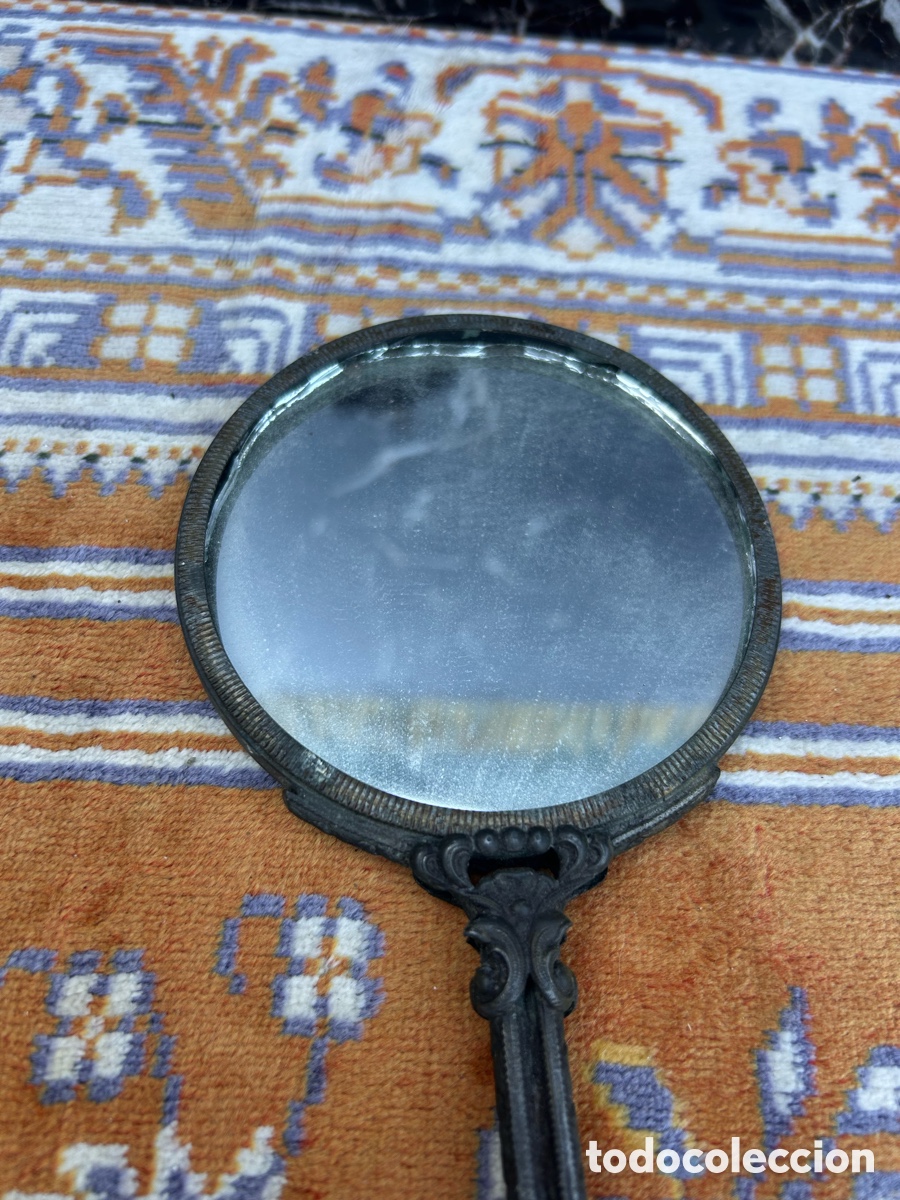 Antig&uuml;edades: espejo de mano antiguo - Foto 3