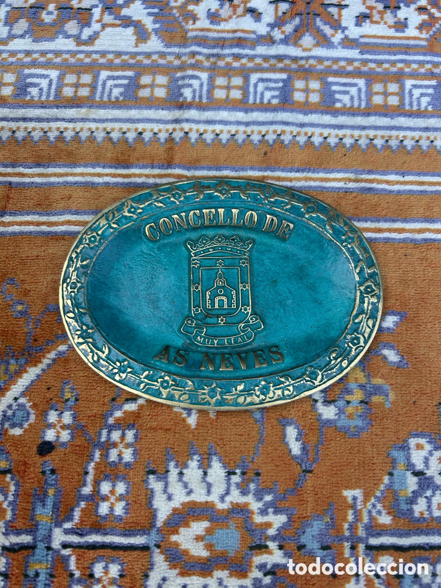Antig&uuml;edades: bandeja o plato ovalado Comercial de Fundiciones SLU (Moa&ntilde;a, Pontevedra)