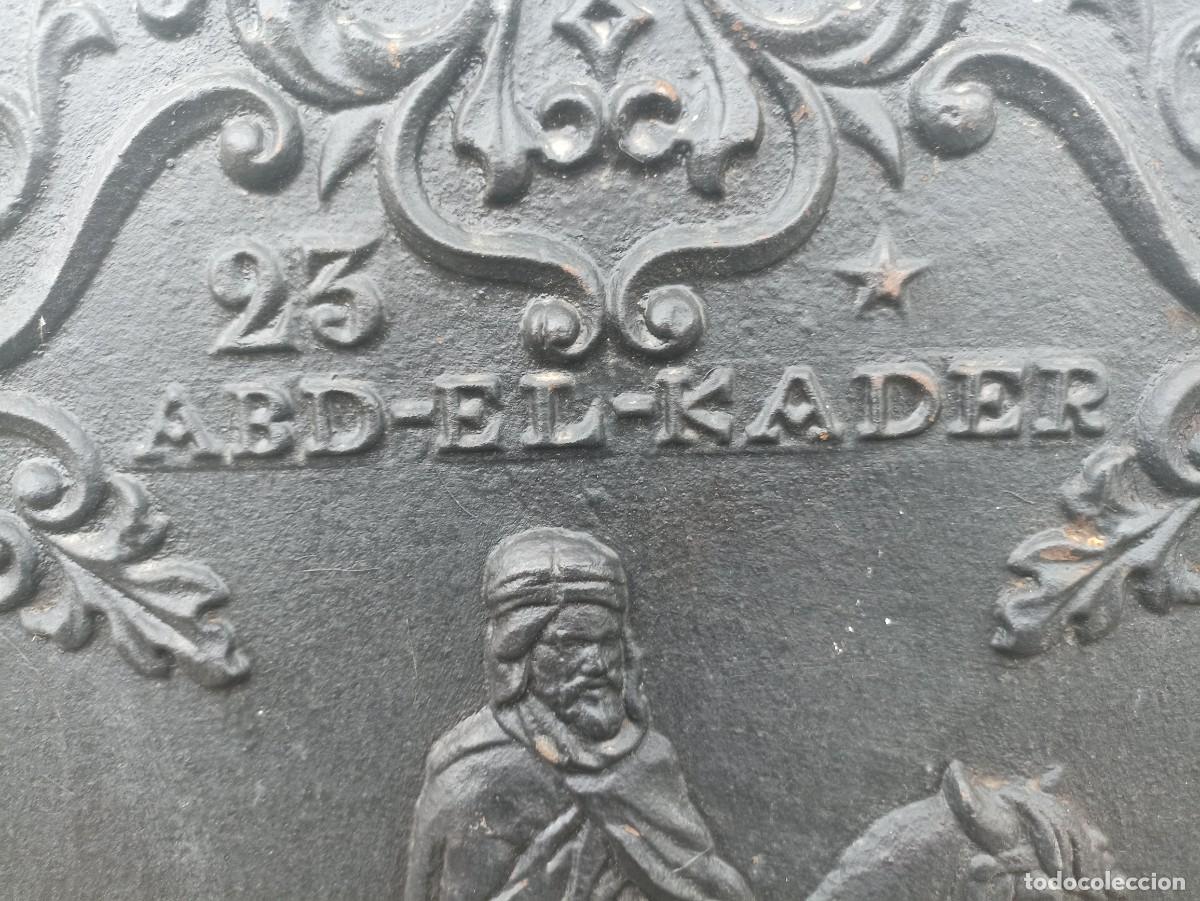 Antig&uuml;edades: Placa de chimenea, Abd-El-Kader - Foto 4