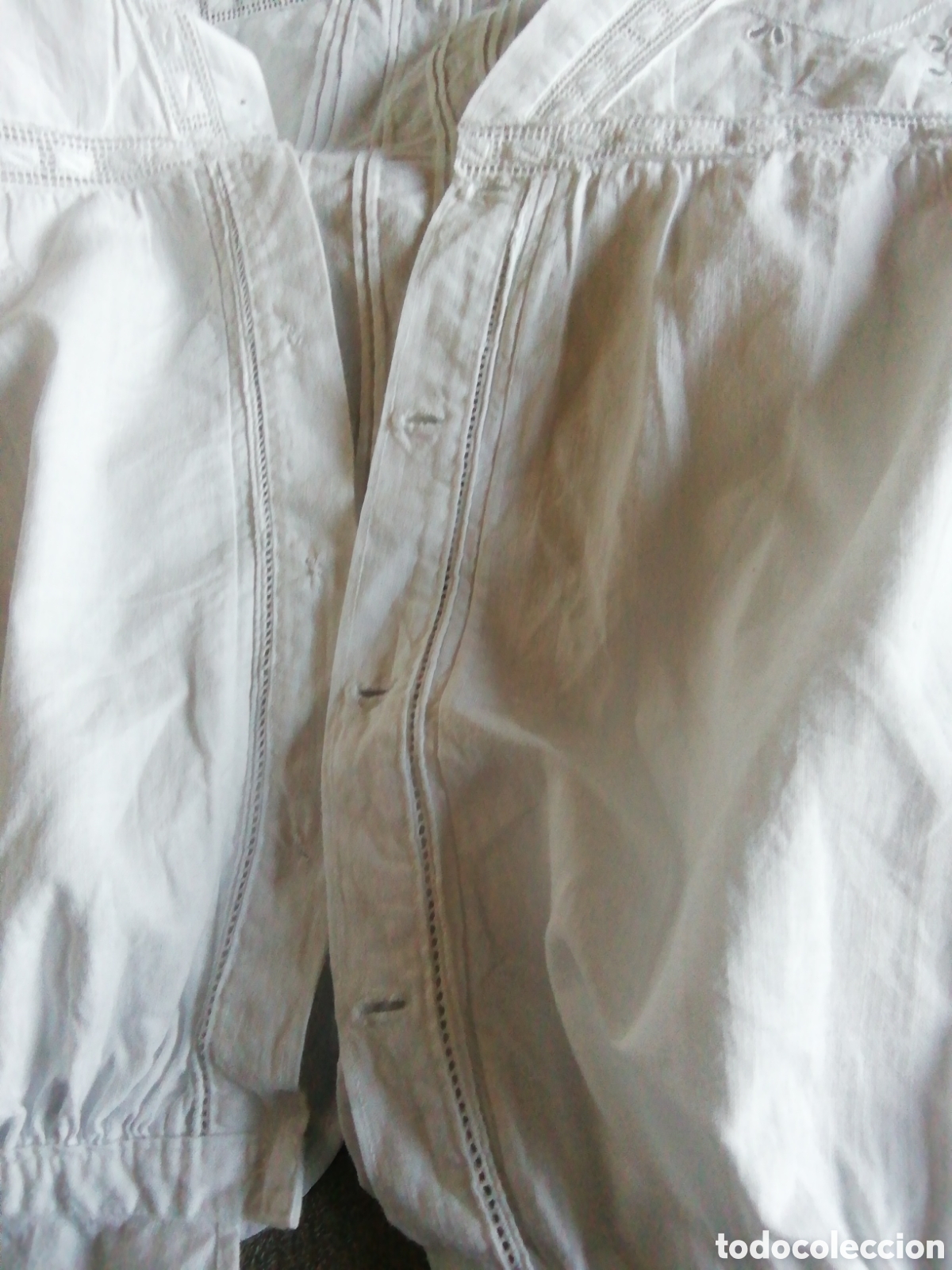 Antig&uuml;edades: *BLUSA BORDADA A MANO (Rf:MR-4/*) - Foto 3