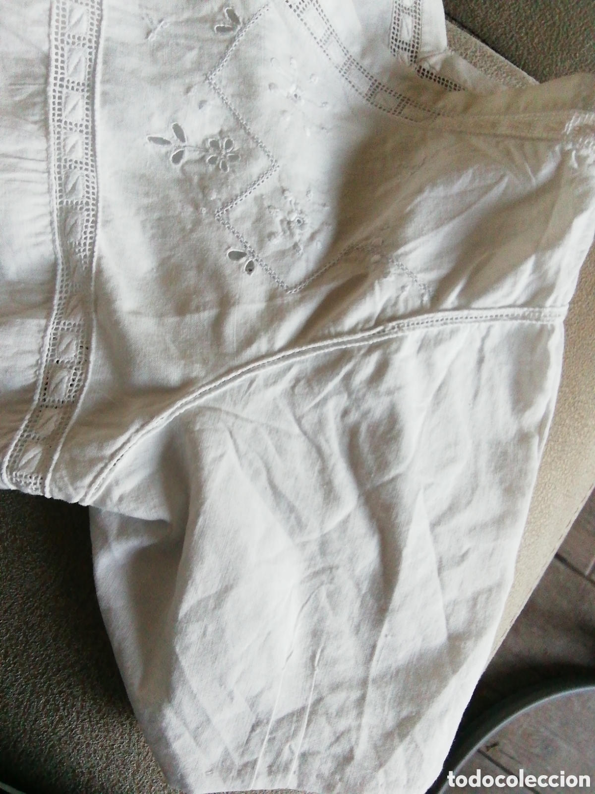 Antig&uuml;edades: *BLUSA BORDADA A MANO (Rf:MR-4/*) - Foto 4