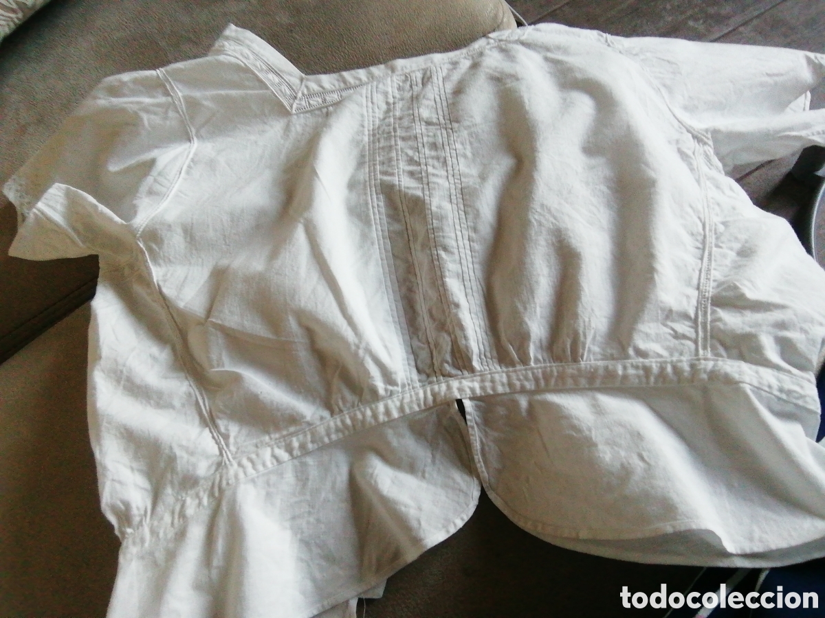 Antig&uuml;edades: *BLUSA BORDADA A MANO (Rf:MR-4/*) - Foto 5