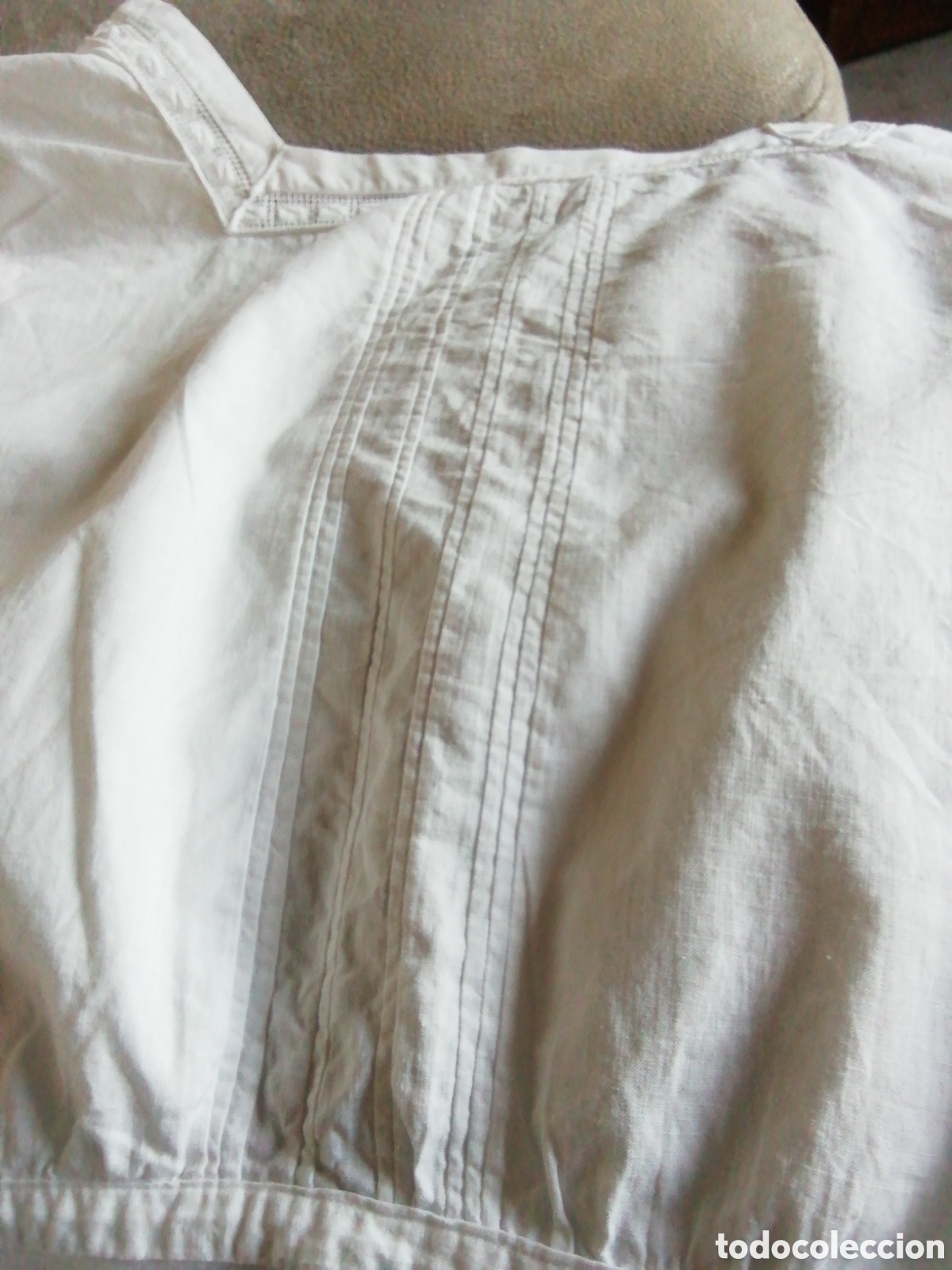 Antig&uuml;edades: *BLUSA BORDADA A MANO (Rf:MR-4/*) - Foto 6
