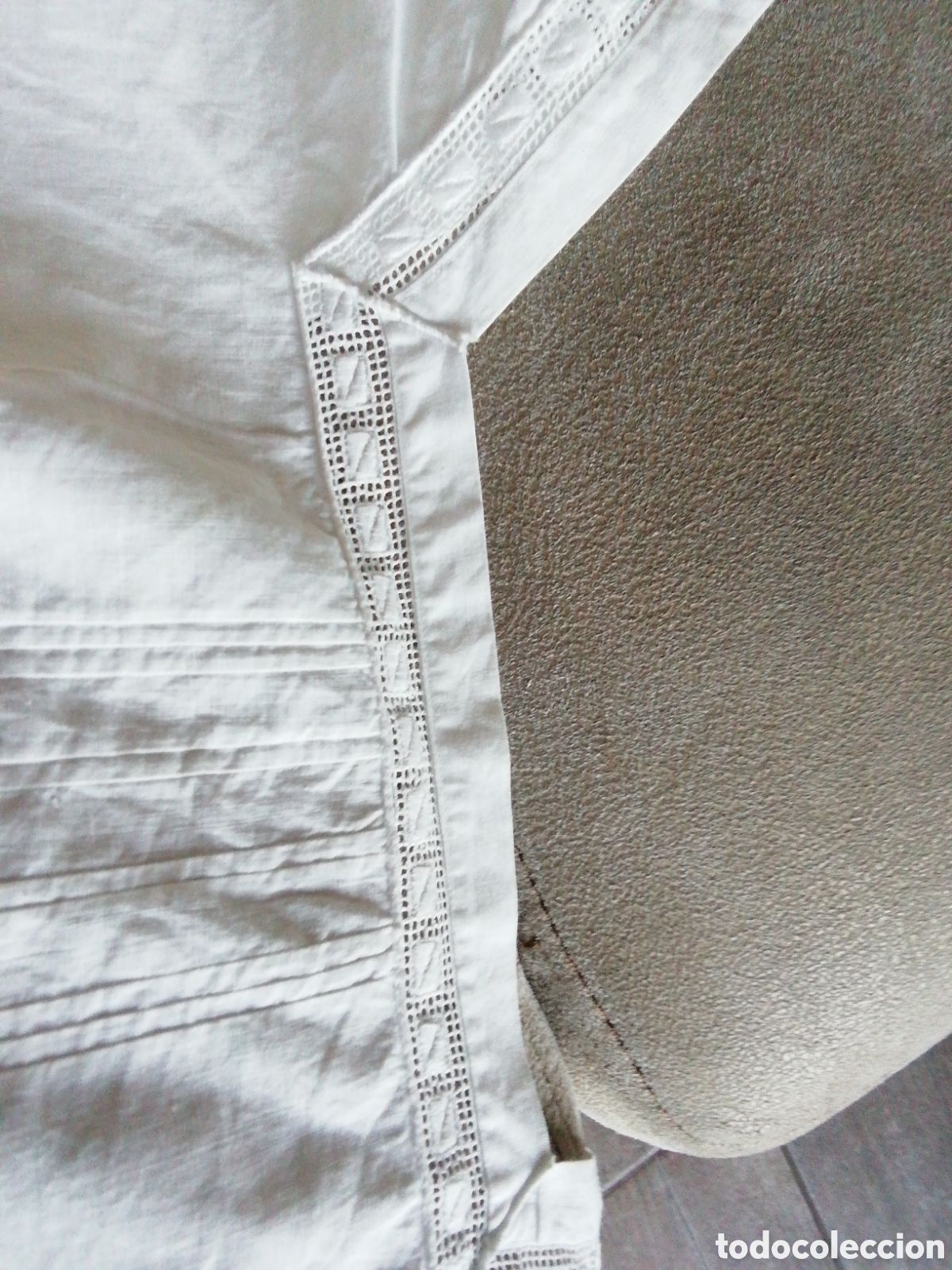 Antig&uuml;edades: *BLUSA BORDADA A MANO (Rf:MR-4/*) - Foto 7