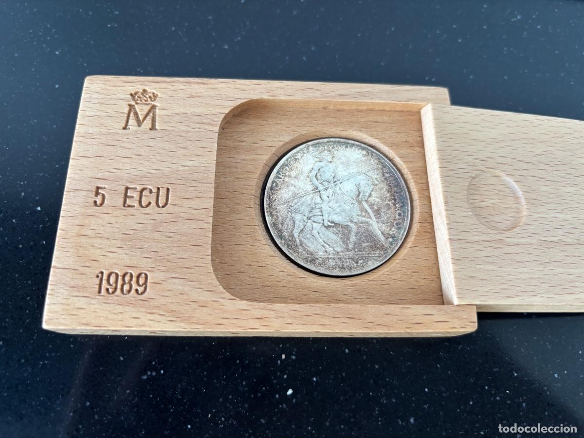 Antig&uuml;edades: Moneda 5 ECU conmemorativa en plata - Foto 2