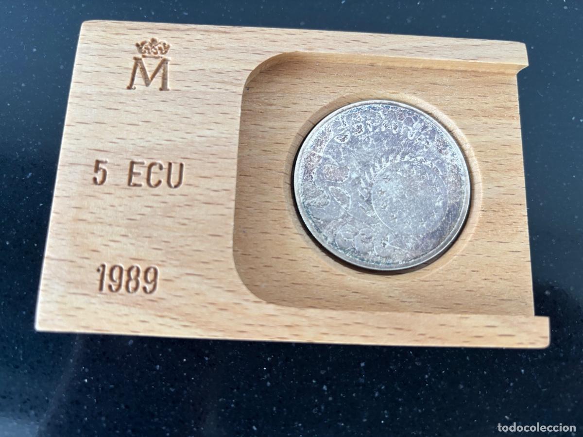 Antig&uuml;edades: Moneda 5 ECU conmemorativa en plata - Foto 3
