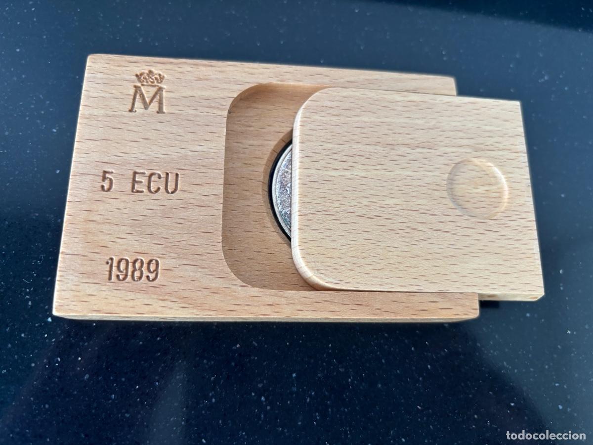 Antig&uuml;edades: Moneda 5 ECU conmemorativa en plata - Foto 4