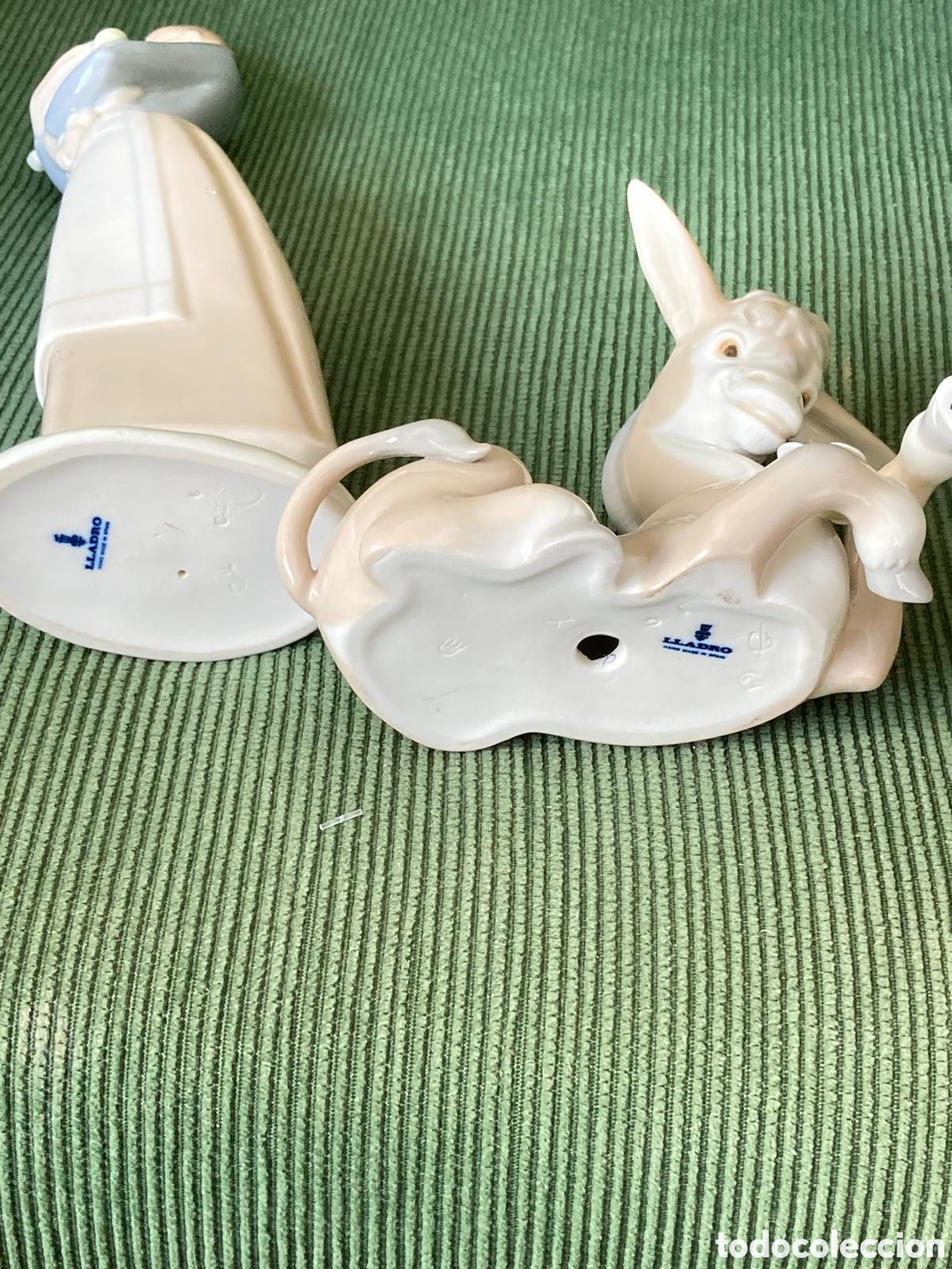 Antig&uuml;edades: Burrito porcelana Lladro
