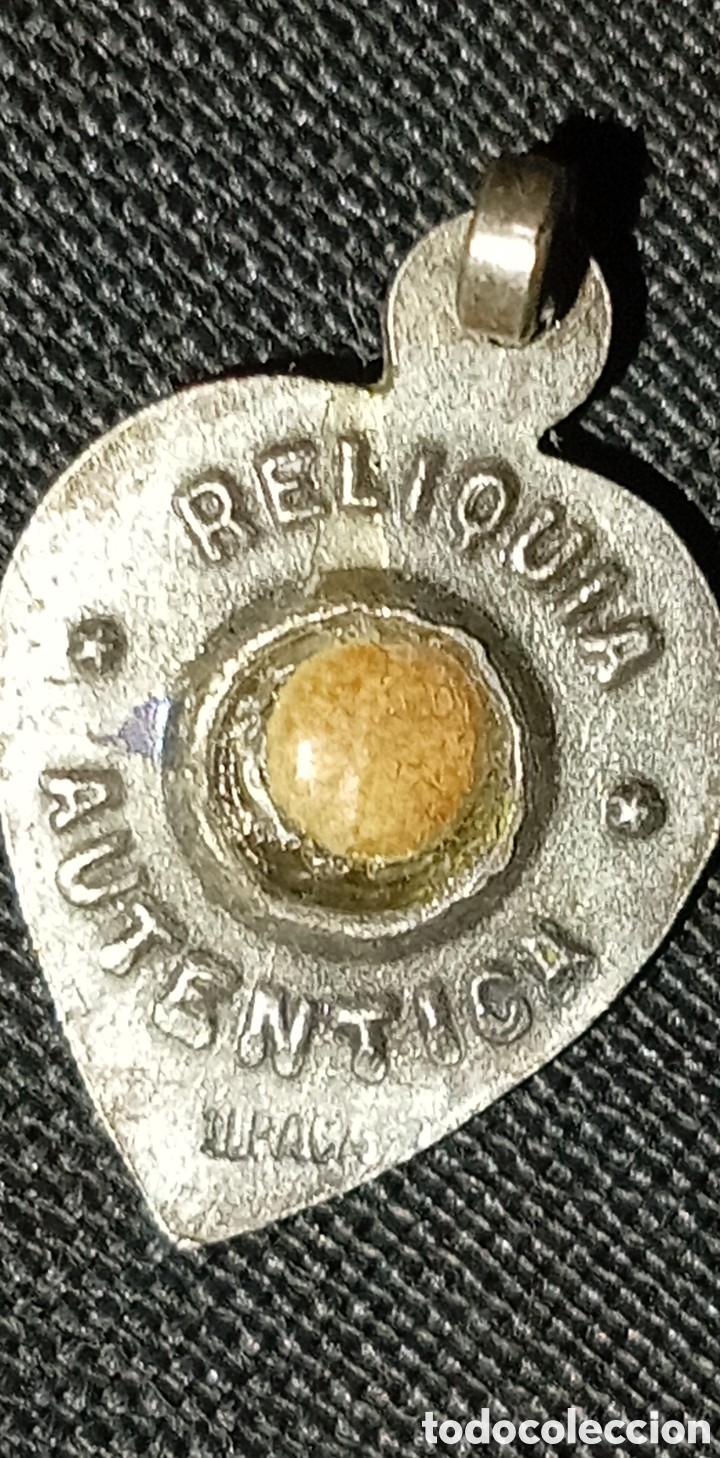 Antig&uuml;edades: Medalla Relicario del Stmo. Cristo de la Agon&iacute;a - Alpaca - Doble Cara